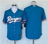 Men's Texas Rangers Blank Blue Cool Base Stitched Baseball Jersey,baseball caps,new era cap wholesale,wholesale hats